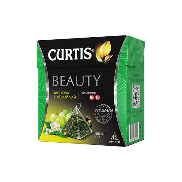 Curtis Beauty, zelený čaj (15 sáčků)