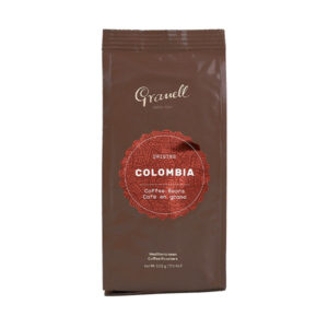 Zrnková káva Granell Colombia je 100% arabica. Její kyselost je velmi lehká, a celkově jde o velice jemnou kávu. Něžná vůně s její příjemnou ovocnou chutí společně tvoří parádní kávu po odpočinku.