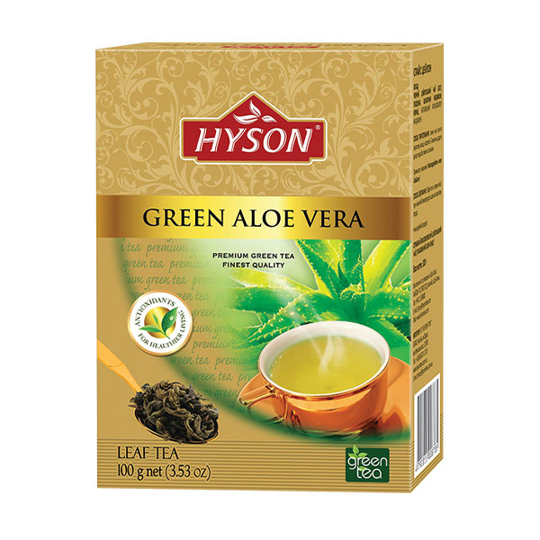 Zelený čaj s příchutí aloe vera - CG Foods, eshop s čaji a kávou