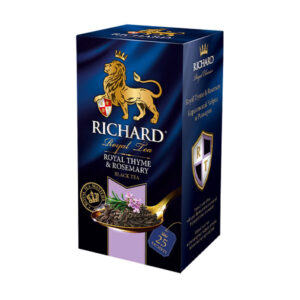 černý čaj Richard Royal Thyme and Rosemary