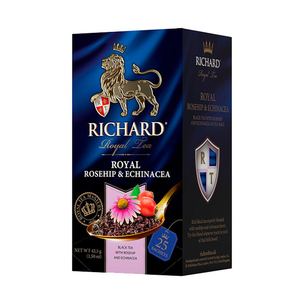 černý čaj Richard Royal Rosehip & Echinacea