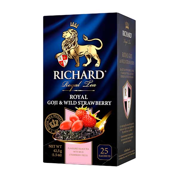černý čaj Richard Goji Wild Strawberry