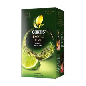 Curtis Exotic Lime, zelený čaj (25 sáčků)