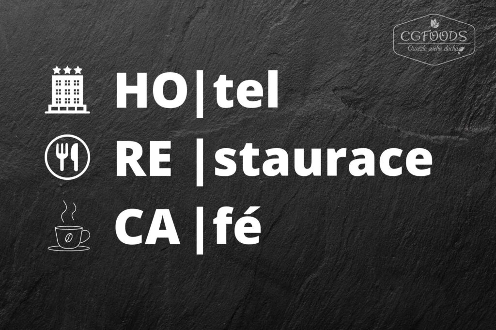 HORECA - čaje a káva pro hotely, restaurace, kavárny i catering u CG Foods.